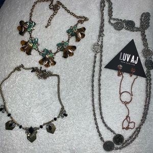 Necklace Bundle! Silver and Statement